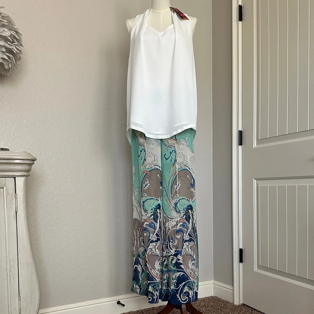 Isle by Melis Kozar Multicolor wide Leg Pants - Picture 7 of 13